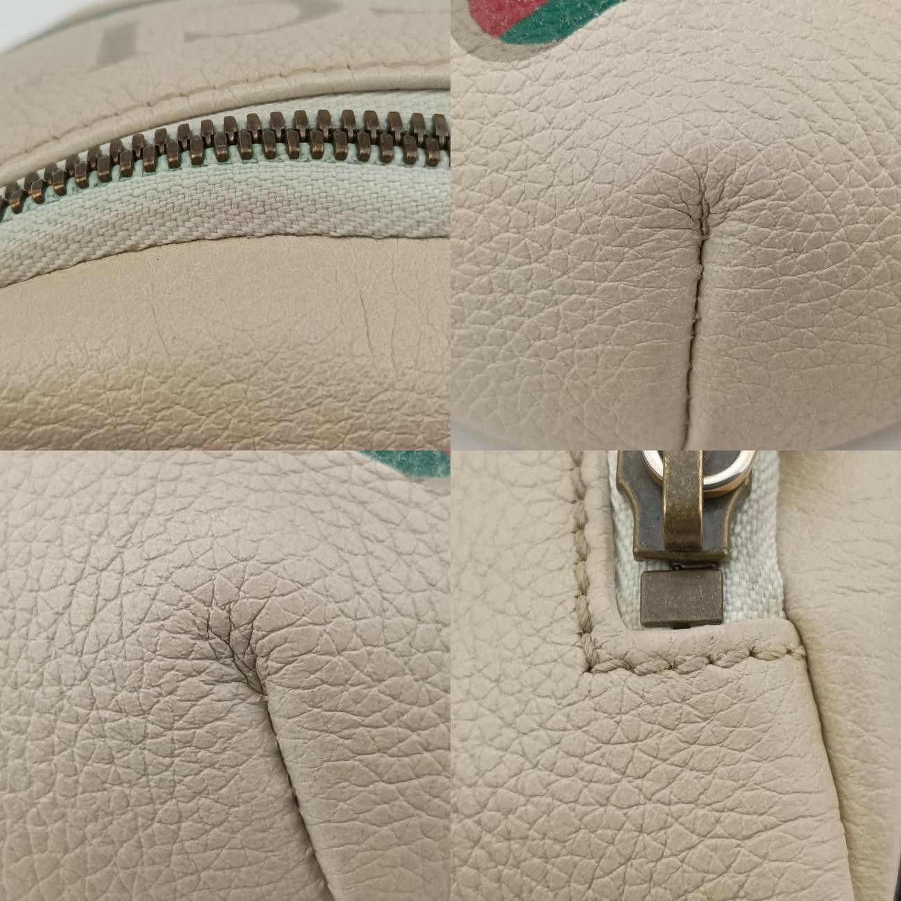 グッチGucciグッチプリントホワイトレザー527792E028436131