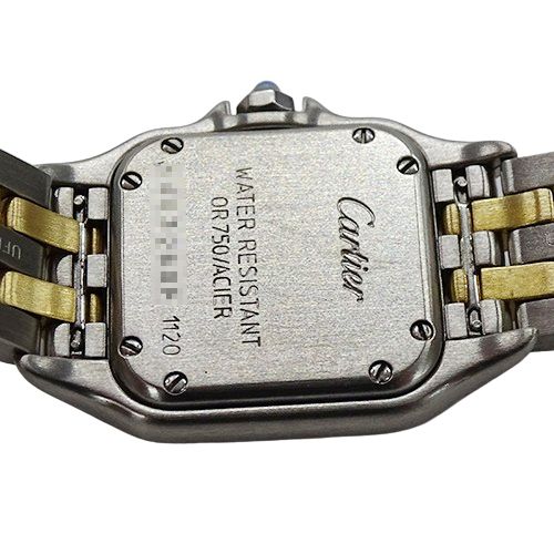 カルティエ Cartier 時計 レディース ブランド パンテール SM クオーツ QZ ステンレス SS ゴールド YG W25029B6 コンビ 2ロウ 磨き済み 【中古】 カルティエ Cartier 時計 レディース ブランド パンテール SM クオーツ