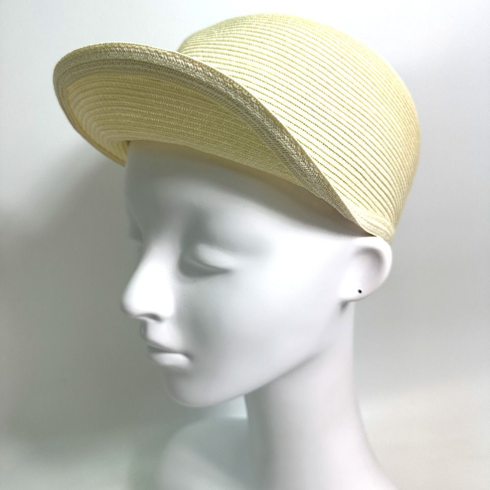 HERMES エルメス キャップ エマ ストローキャップ ポリエステル