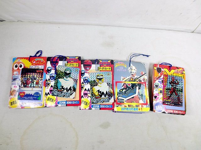 新品　アマダ 電光超人グリッドマン　プロマイド  P・Pカード　ギンガマン　ゴーゴーファイブ　ロボコン 新品 アマダ 電光超人グリッドマン プロマイド P・Pカード