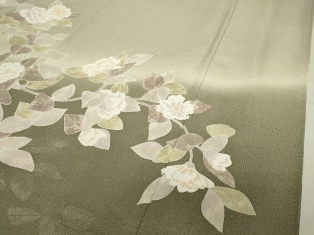 平和屋着物○染色作家 林淳一 訪問着 竹屋町刺繍 桜山 暈し