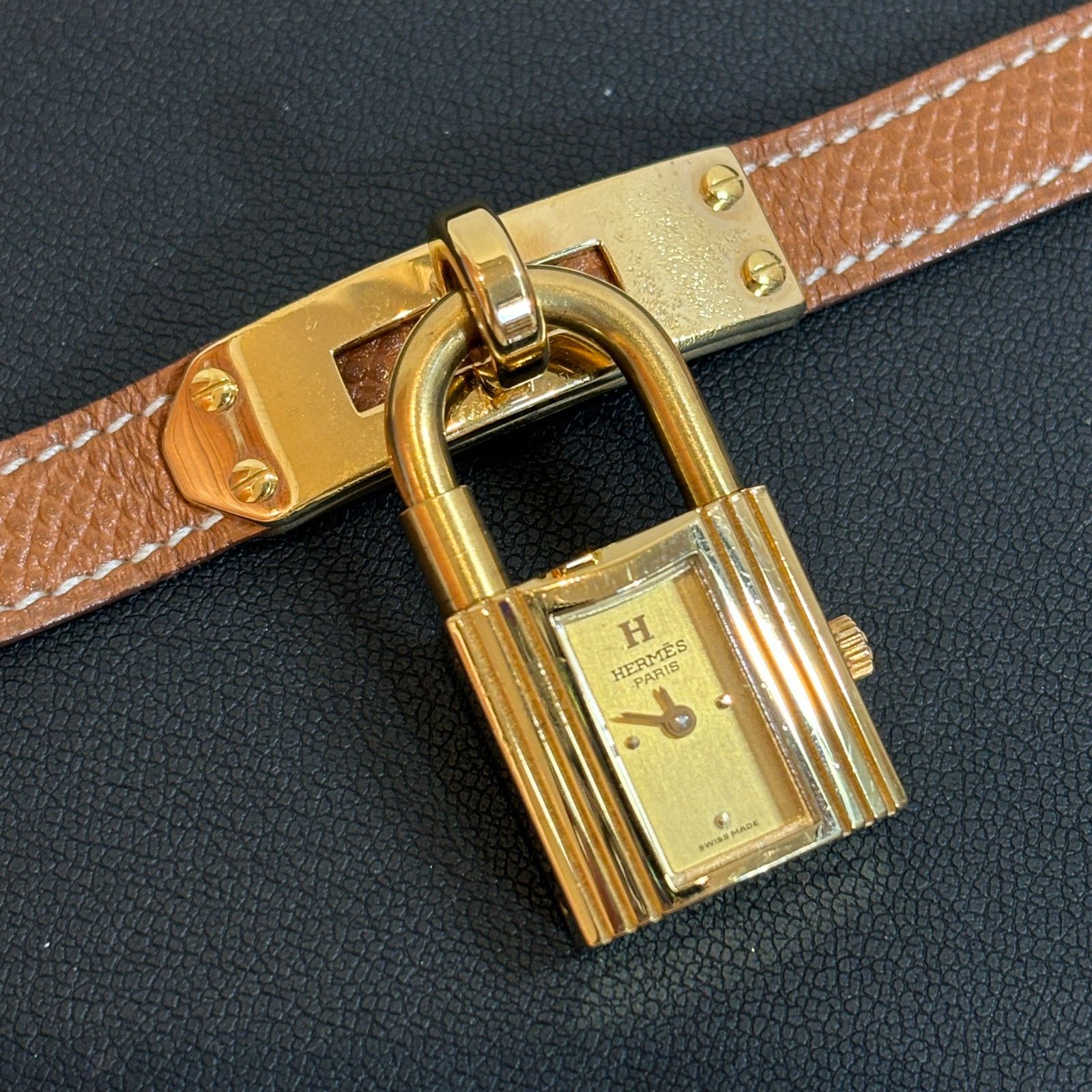 ΩP03258 大人気！HERMES エルメス 腕時計 ケリーウォッチ