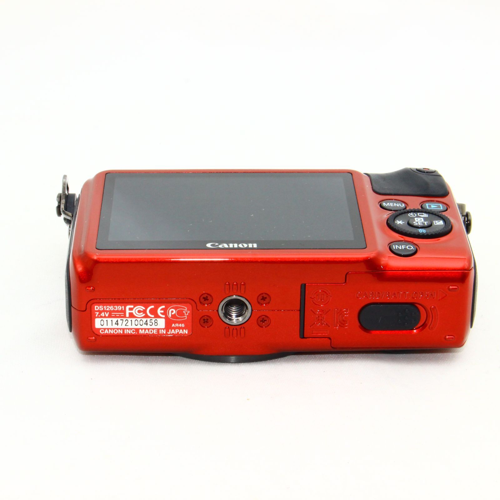Canon ミラーレス一眼 EOS M レッド ボディ EOS M RED - メルカリ