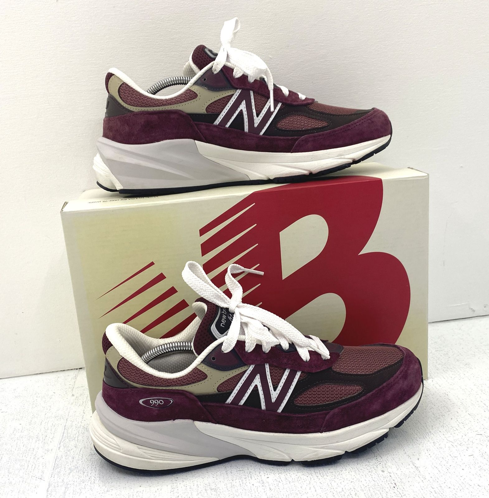 盛岡80-0064】new balance ニューバランス 990 V6 Burgundy U990BT6 