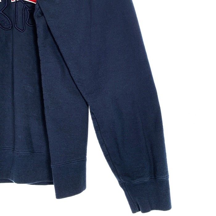SUPREME Supreme ネイビー 漢字ロゴ クルーネックMサイズ シュプリーム 