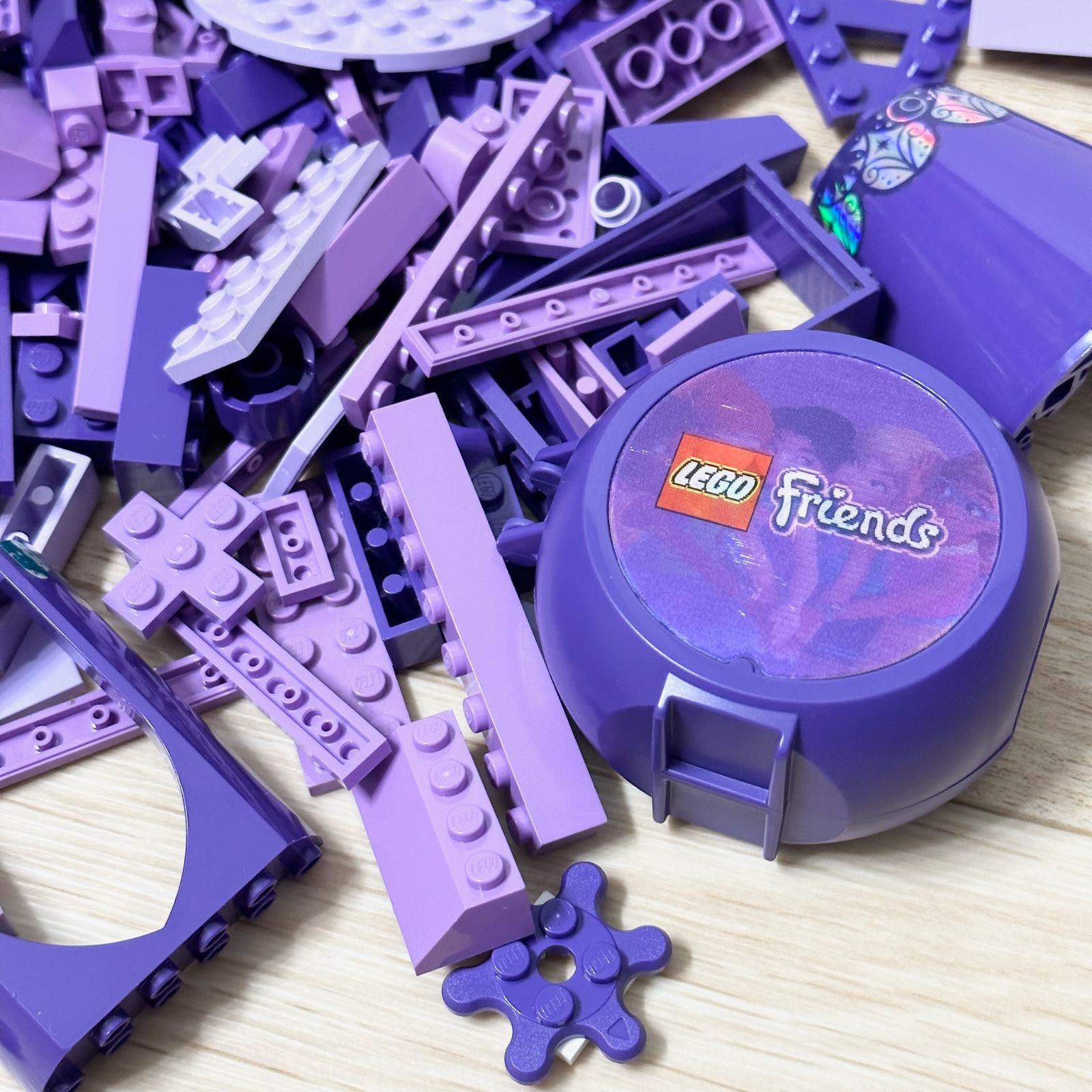 LEGO レゴ ピンク パープル系 中古 パーツ ブロック プレート スロープ 