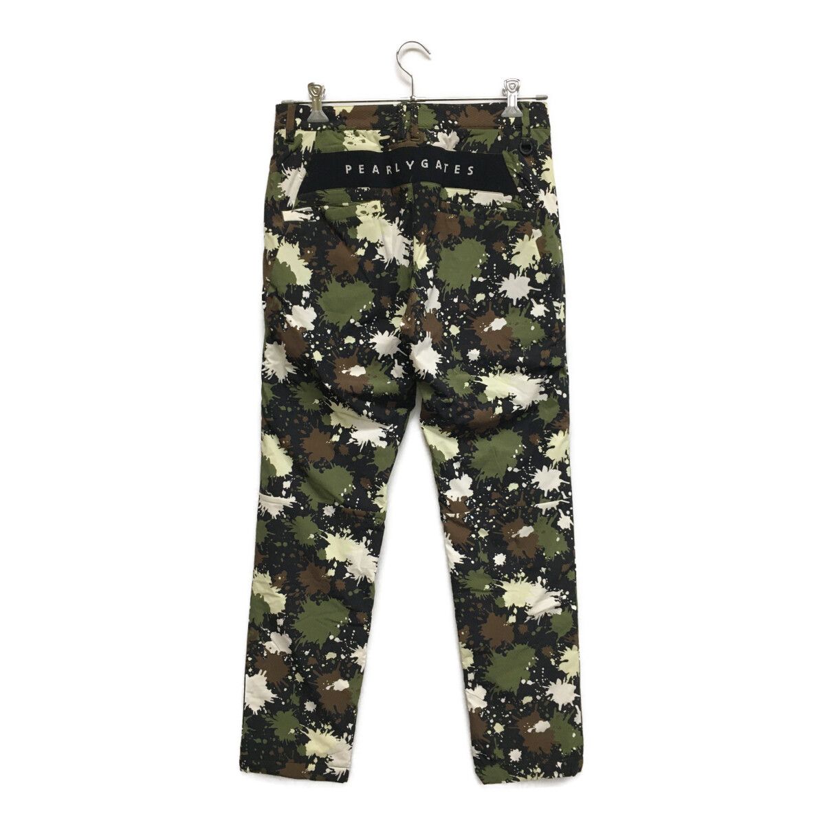 メンズ パーリーゲイツ PEARLY GATES パンツ 4 M カーキ系 中綿入り カモフラ柄