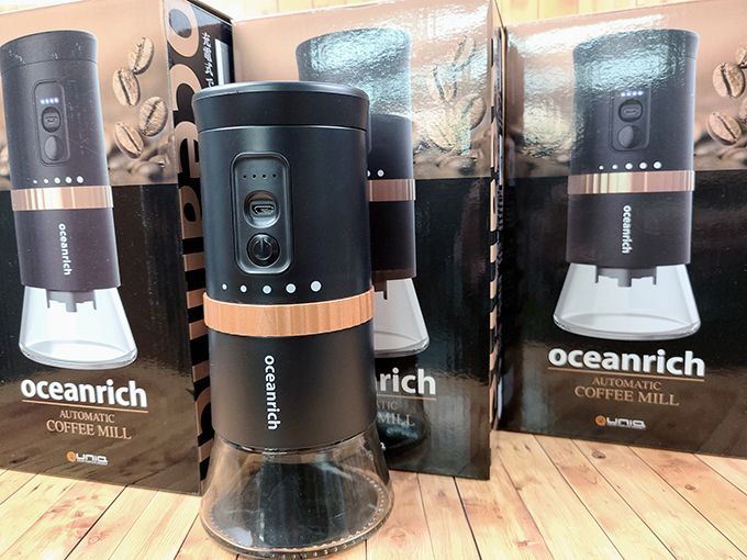 ー品販売 oceanrich G2 電動コーヒーミル 充電タイプ