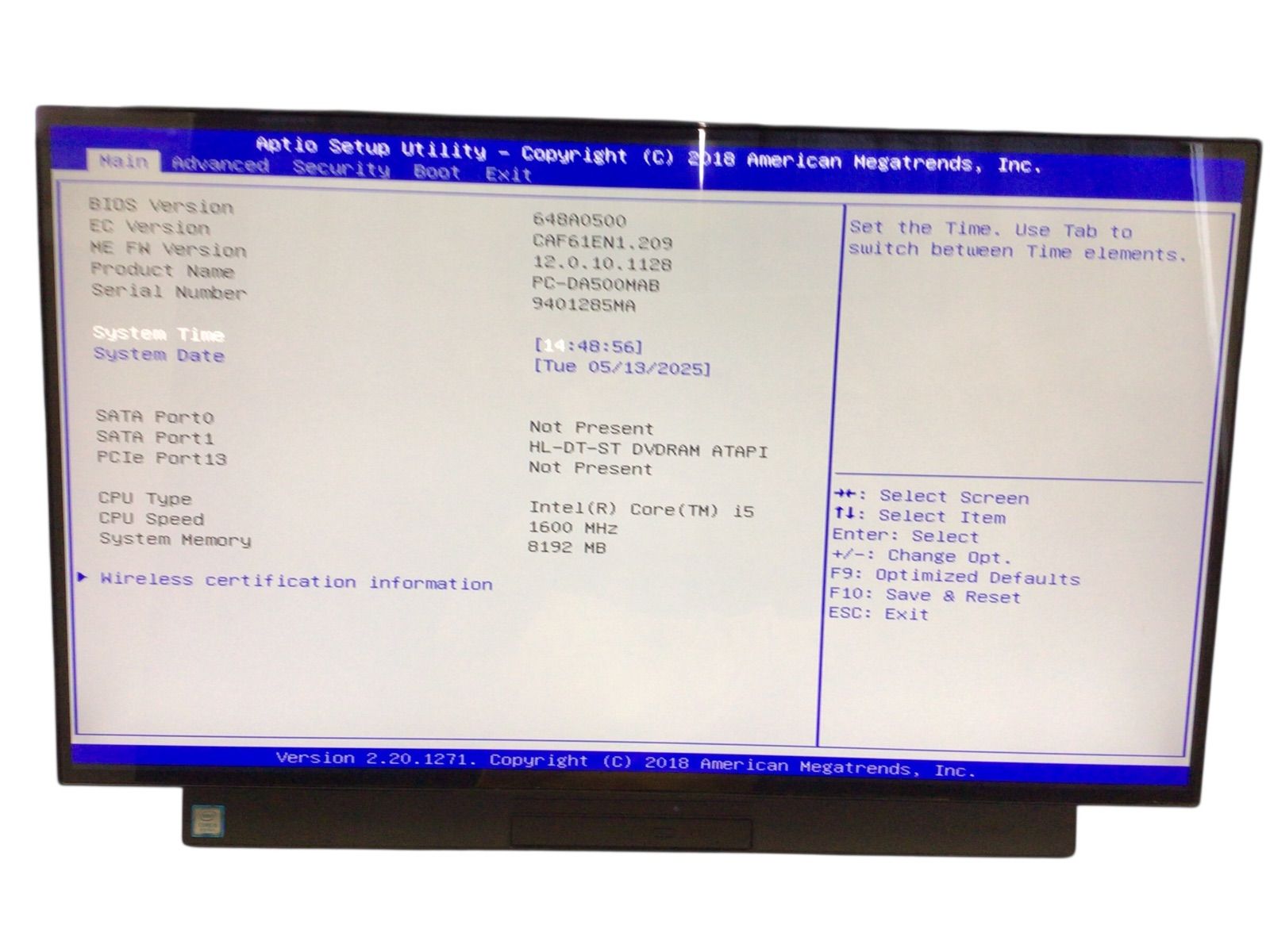 yt3 NEC PC-DA500MAB◆i5-8265U|8GB◆