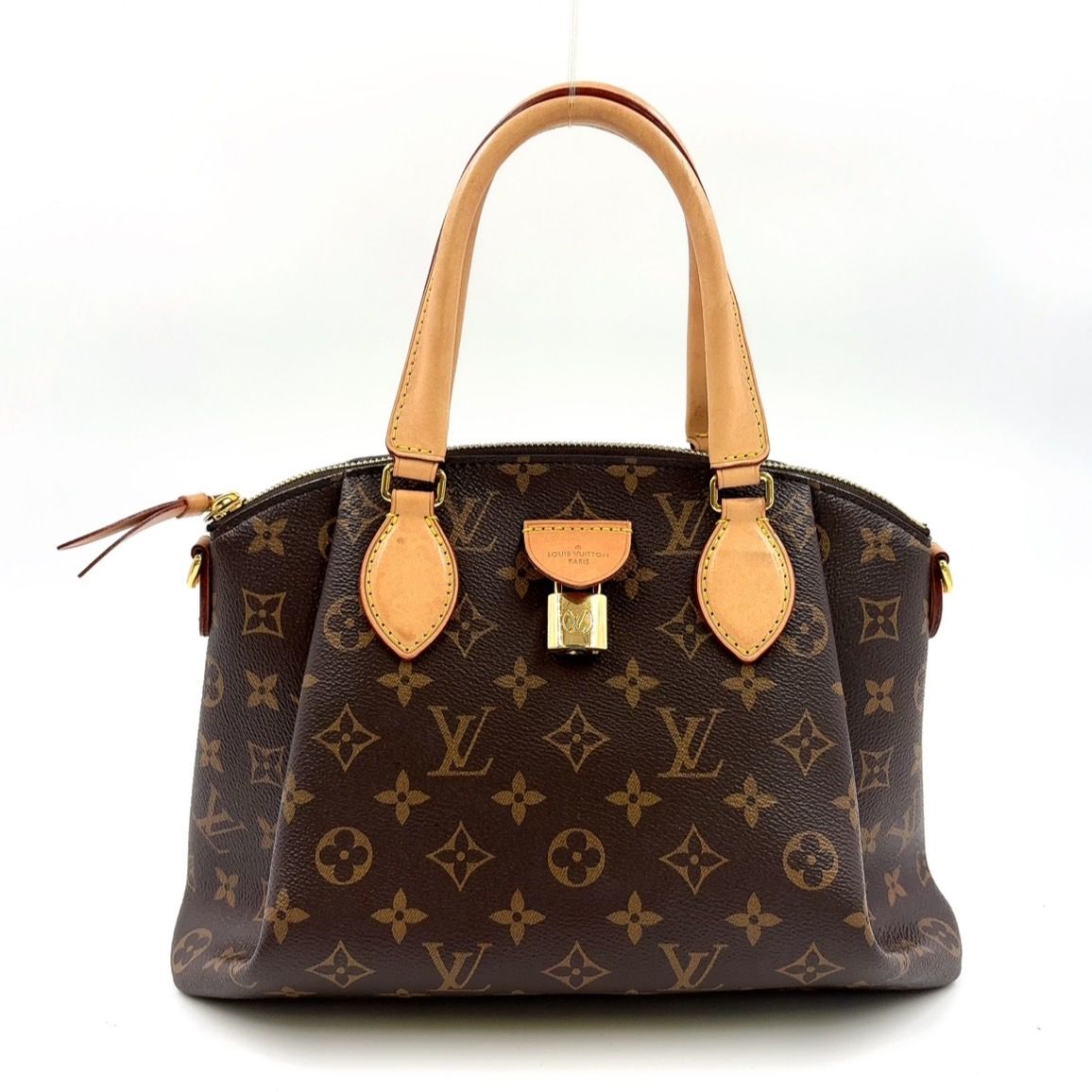 Ri.フリマ様 LOUIS VUITTON リボリーPM モノグラム モノグラム レザー×PVC