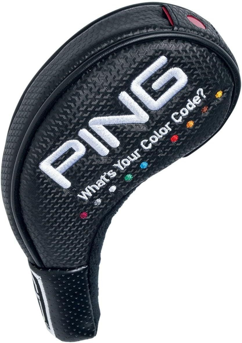 ピン PING ヘッドカバー カラーコード アイアンカバー8個セット ブラック