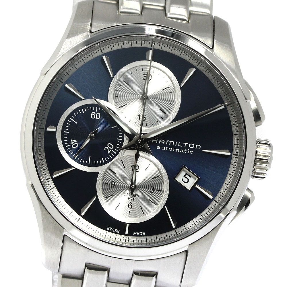 ハミルトン HAMILTON H325961 ジャズマスター クロノグラフ デイト 自動巻き メンズ極美品箱・保証書付き_773029