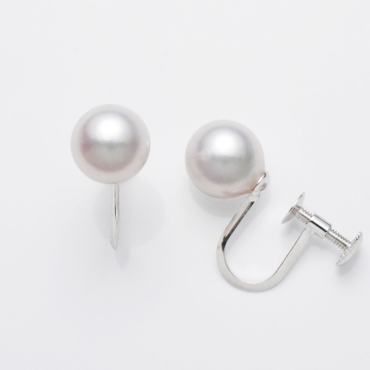 ミキモト K18YG アコヤベビーパール ピアス 径約3.8mm 真珠 ピアス 5.5