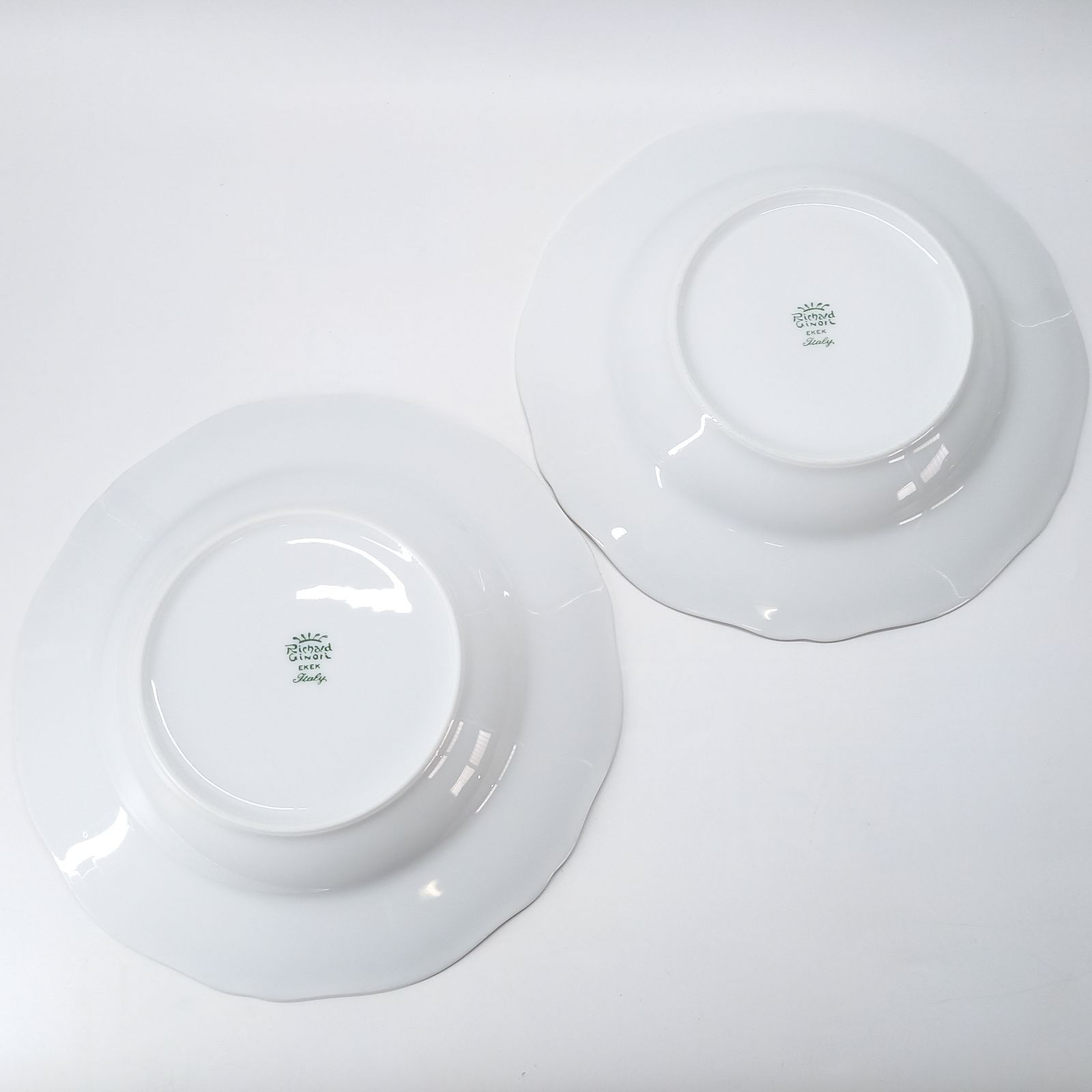 人気特価激安 アンティコ リチャードジノリ ホワイト スーププレート ペア 食器