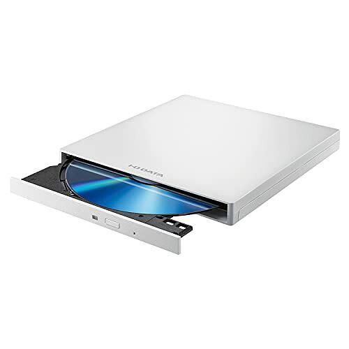 【新品・2営業日で発送】IODATA アイオーデータ Type-C対応 保存ソフト付きポータブルDVDドライブ ホワイト(DVRP-UC8W)