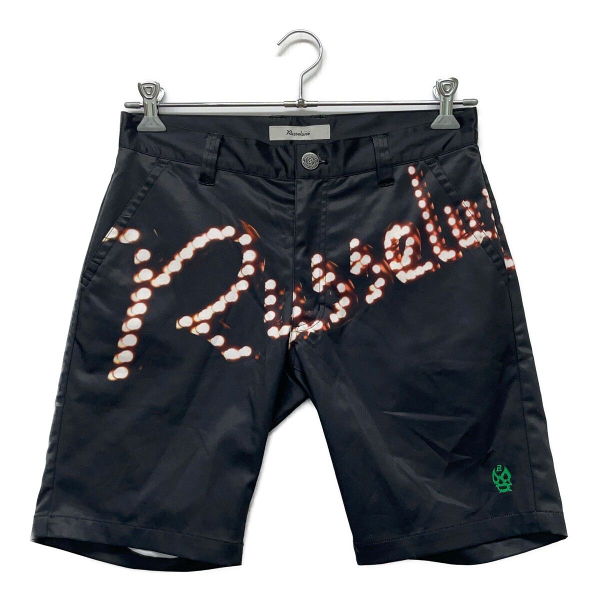 【新品未使用】サイズ4 メンズ ハーフパンツ ラッセルノ 2653 中古 メンズ ラッセルノ RUSSELUNO ハーフパンツ 4(M) 黒 ブラック