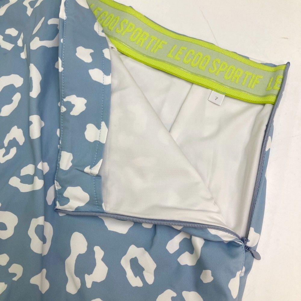 LE COQ SPORTIF ヒョウ柄スカート 水色 LE COQ SPORTIF ヒョウ柄スカート 水色 楽天市場】ルコック（柄
