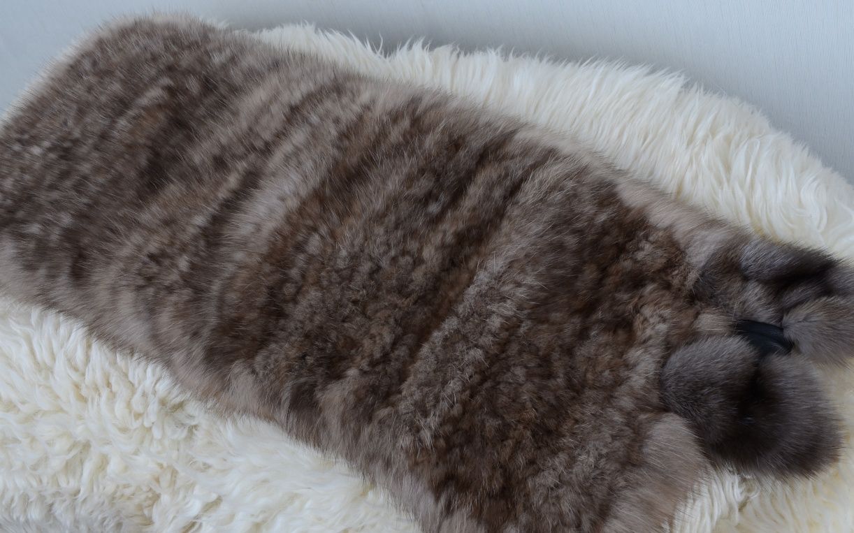 新品限定◆上質なセーブル 編み込みケープ/毛皮リアルファー セーブルファー 新品限定◇上質なセーブル 編み込みケープ/毛皮リアルファー セーブル