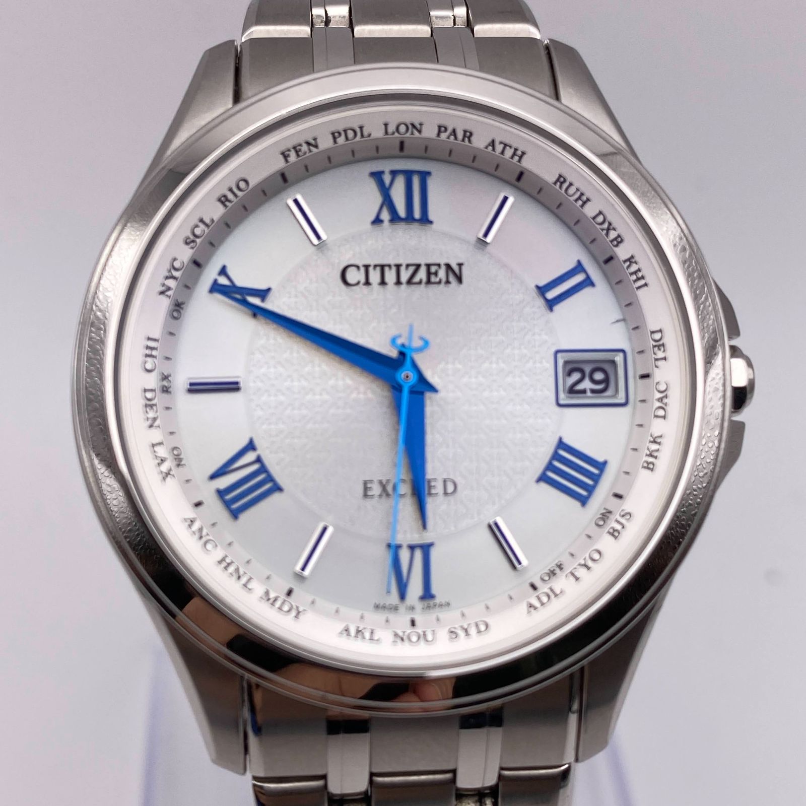 シチズン CITIZEN ソーラー電波 エクシード EXCEED エコドライブ Eco 