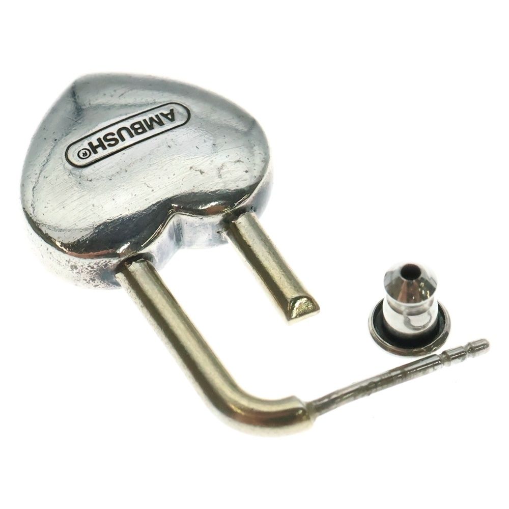  AMBUSH アンブッシュ SMALL HEART PADLOCK EARRING ピアス シルバー その他 アクセサリー