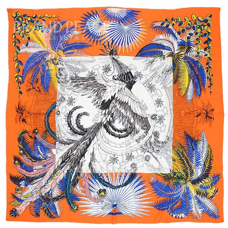 エルメス スカーフ カレ90 Mythiques Phoenix 不死鳥の神話 - 通販