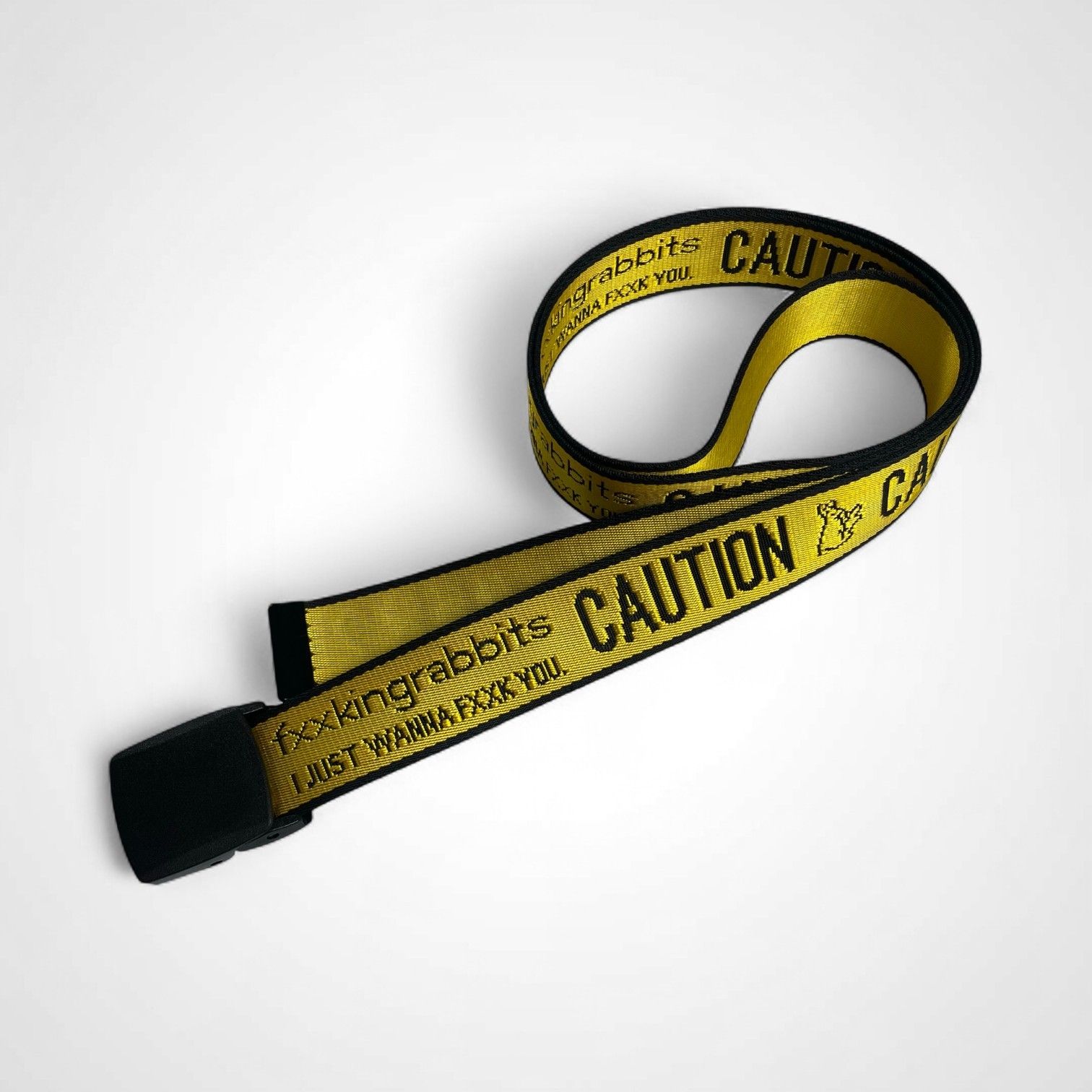 FR2 エフアールツー ガチャ ベルト ブラック×イエロー 極美品]#FR2 エフアールツー ガチャベルト BELT RABBITS 黄色 2025年最新