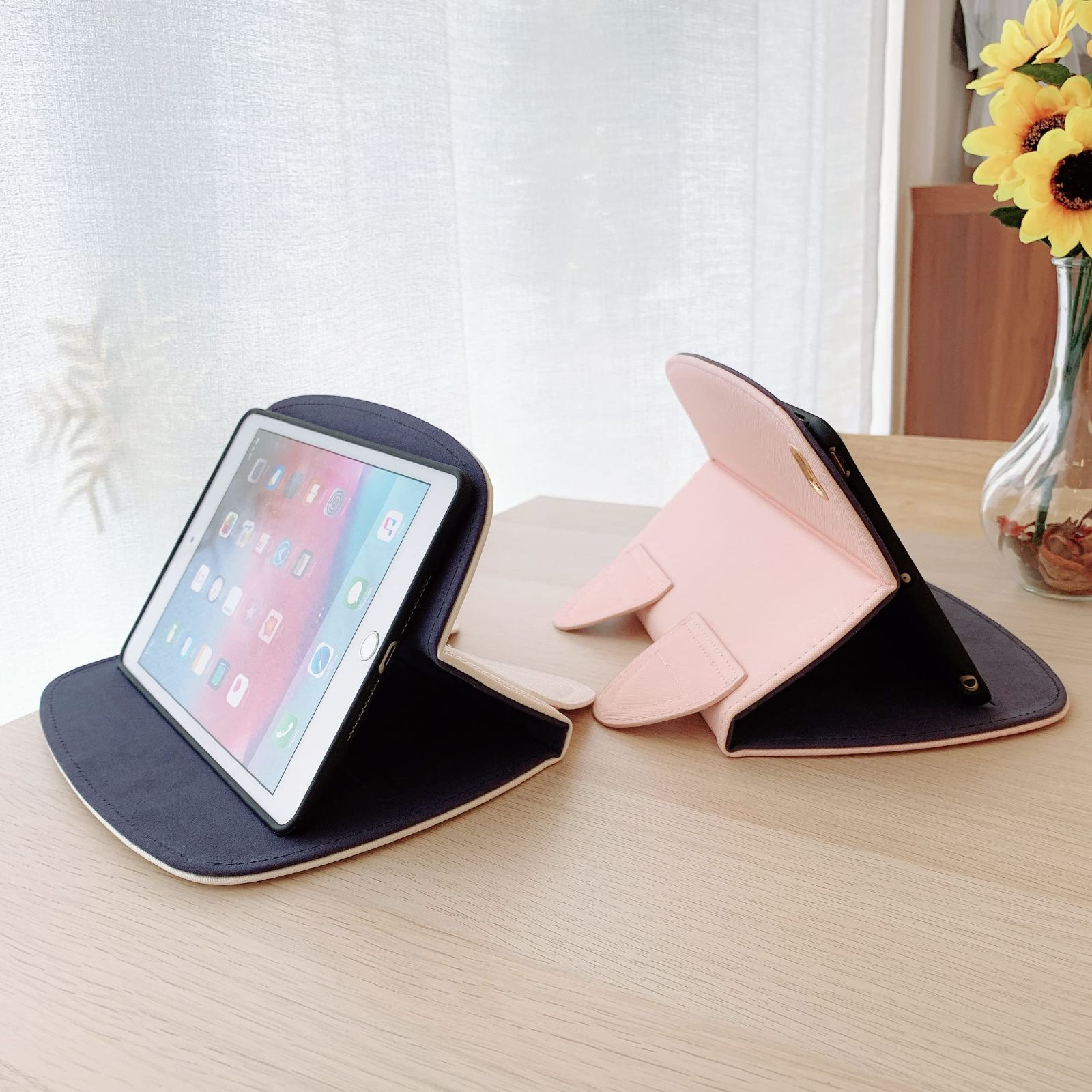 可愛い iPad Air Air2 iPad 5 iPad 6 ケース 手帳型 ネコ 猫 かわいい