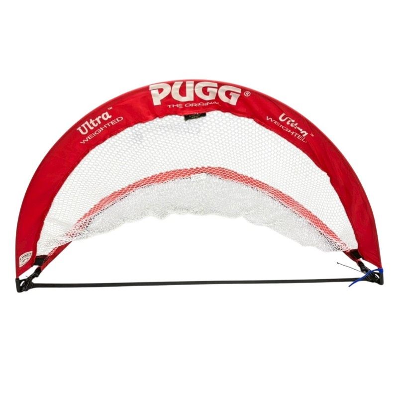 PUGG パグ 5フッター サッカーゴール 折りたたみ式 ポップアップ式 2台セット 収納ケース付き