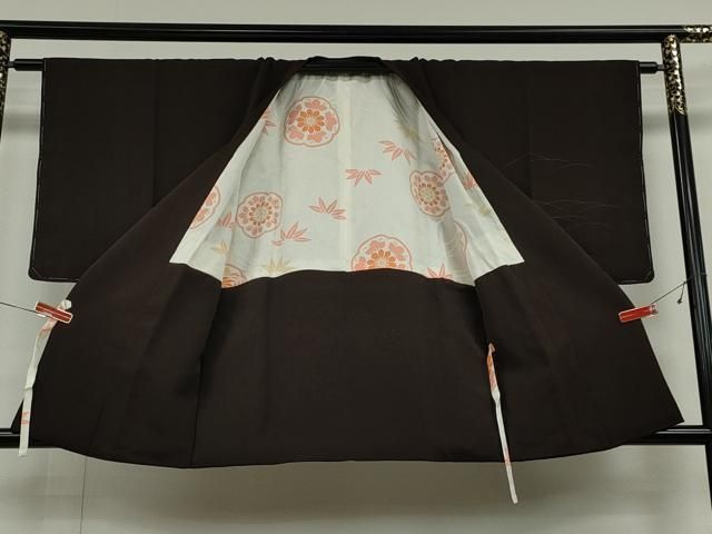 平和屋着物＃道行コート 刺繍 更紗花文 正絹 逸品 未使用 CAAT5720id