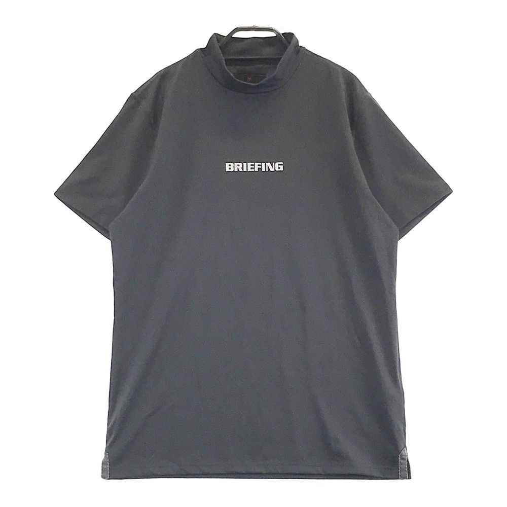 サイズ：L BRIEFING GOLF ブリーフィング 2022年モデル ハイネック 半袖Tシャツ  グレー系 [240101312867]# ゴルフウェア メンズ ストスト