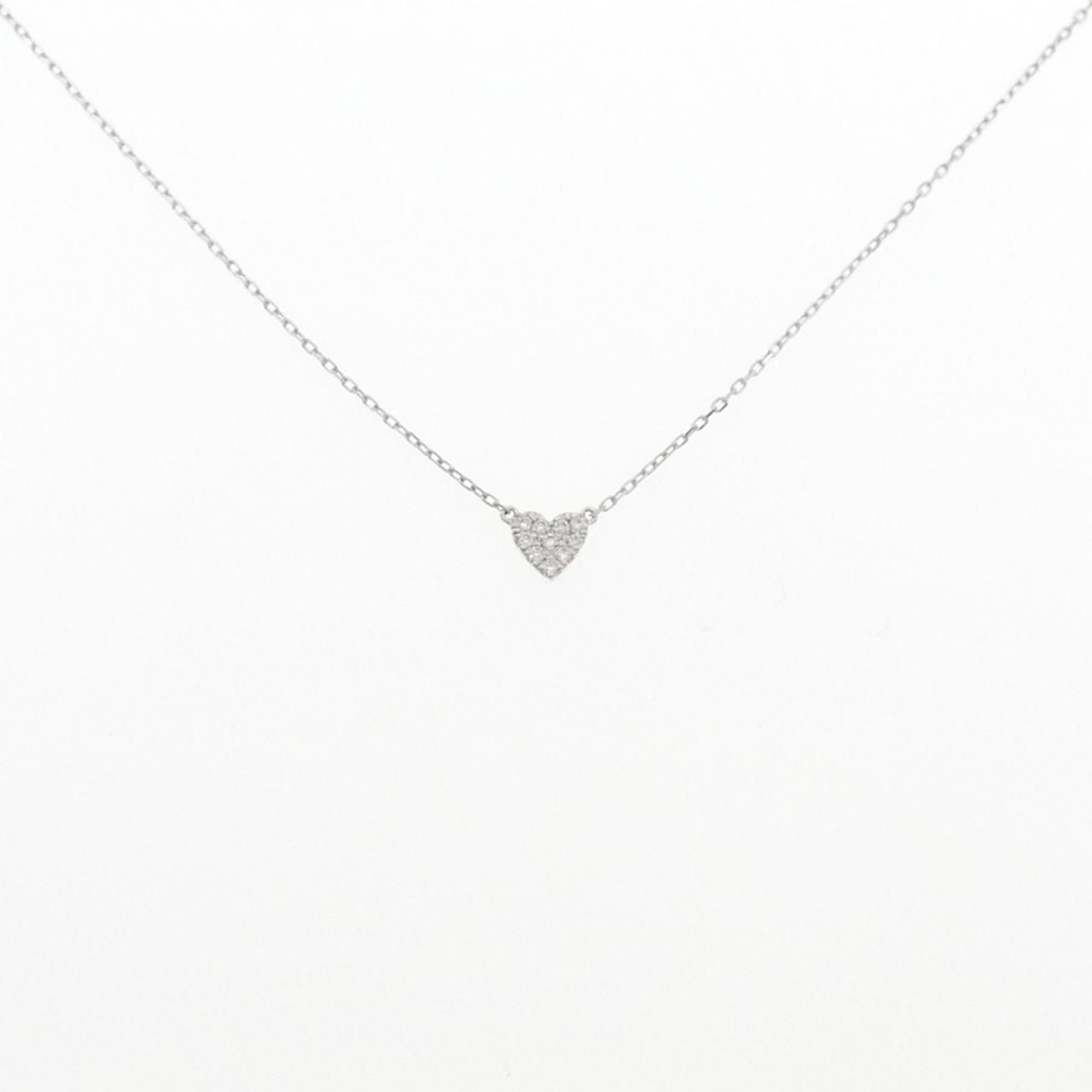 アーカー ハートパヴェ ネックレス 0.05CT