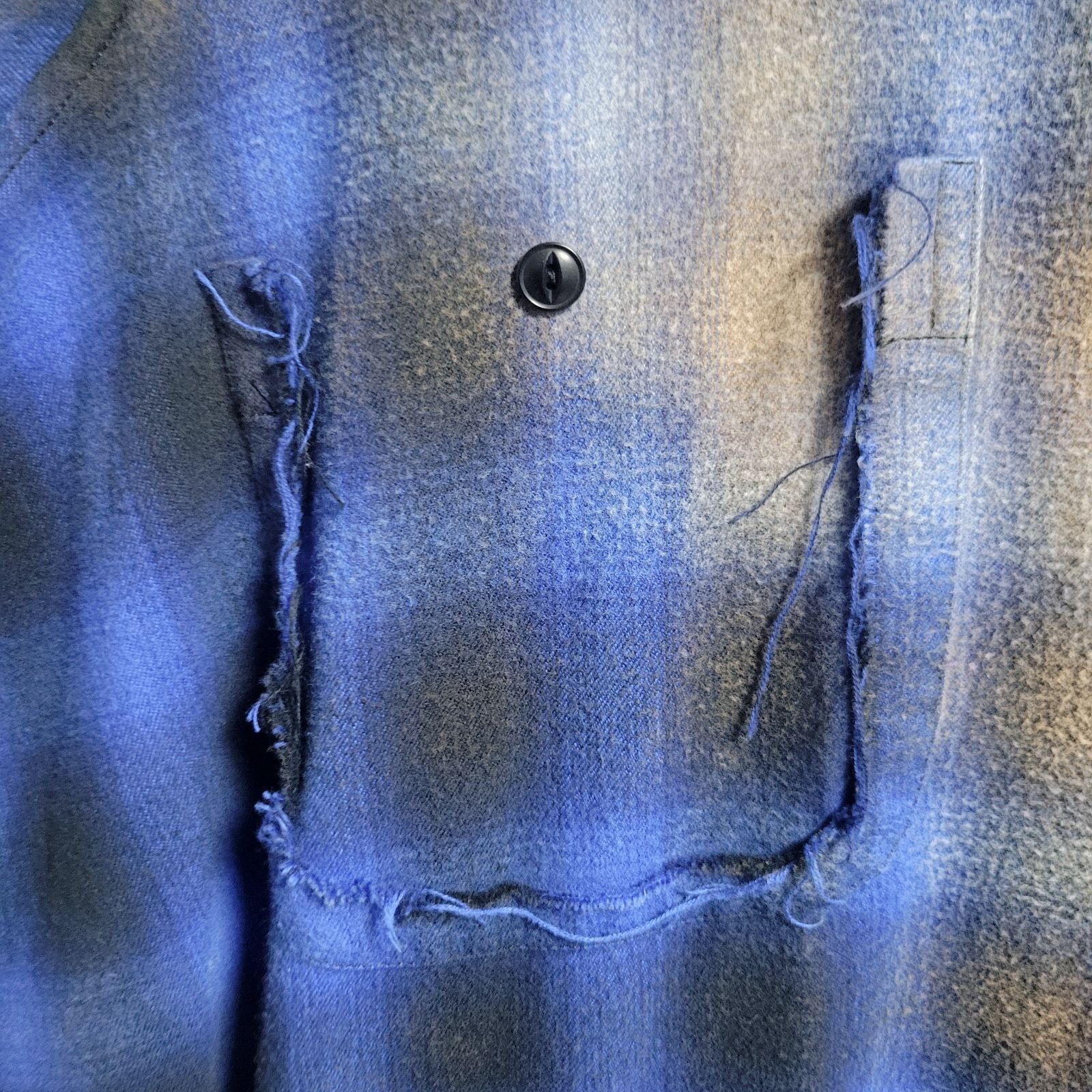 Maison Mihara Yasuhiro ダメージ加工シャツ Maison MIHARA YASUHIRO