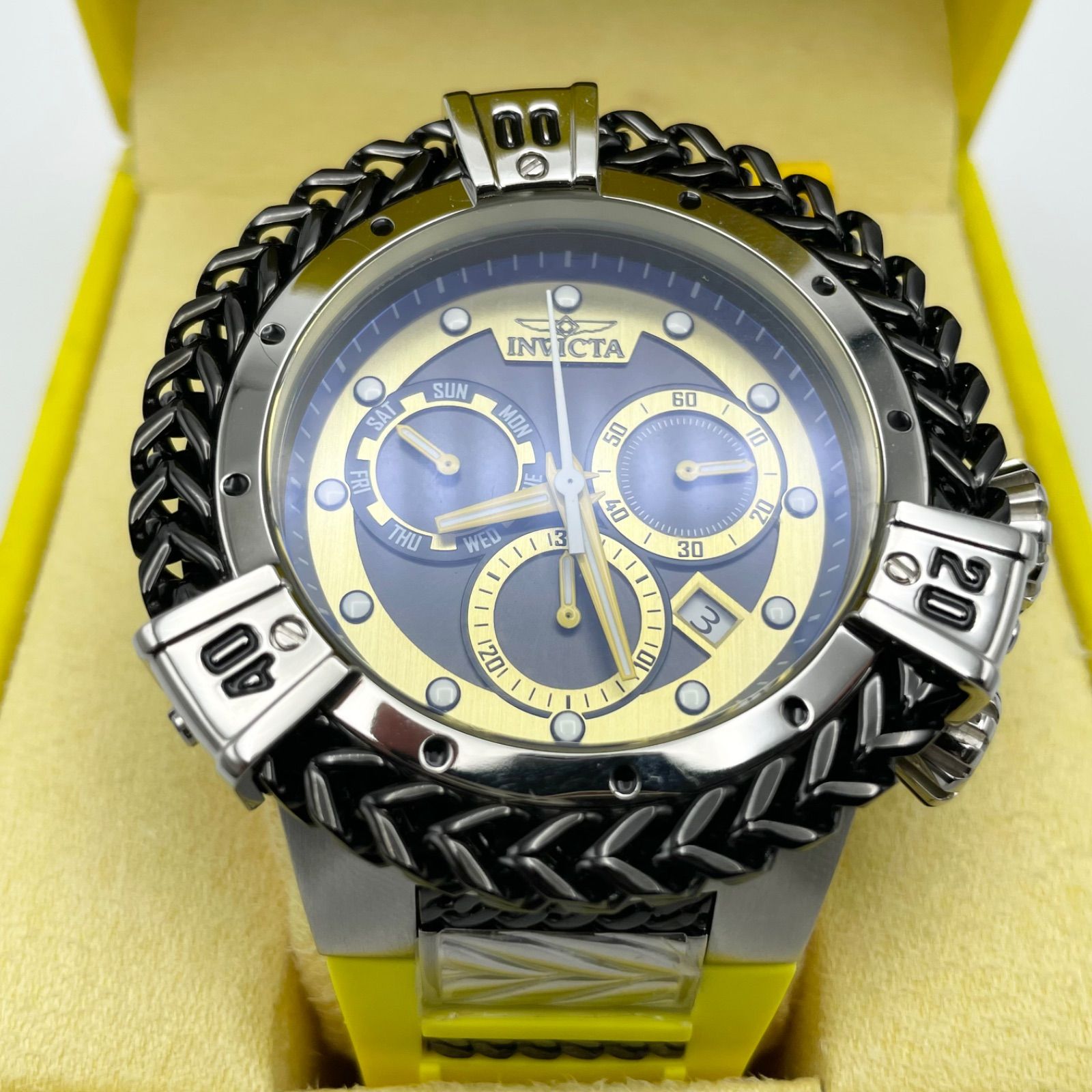 究極モデル☆ヘラクレス☆華やかイエロー！ INVICTA Bolt 35579 究極