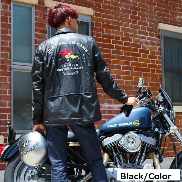 磨かれた クレイスミス REAL BLACK レザーコーチジャケット CSY-5050 Black|Color 牛革 3シーズン 秋|冬|春 絶対お買い得。