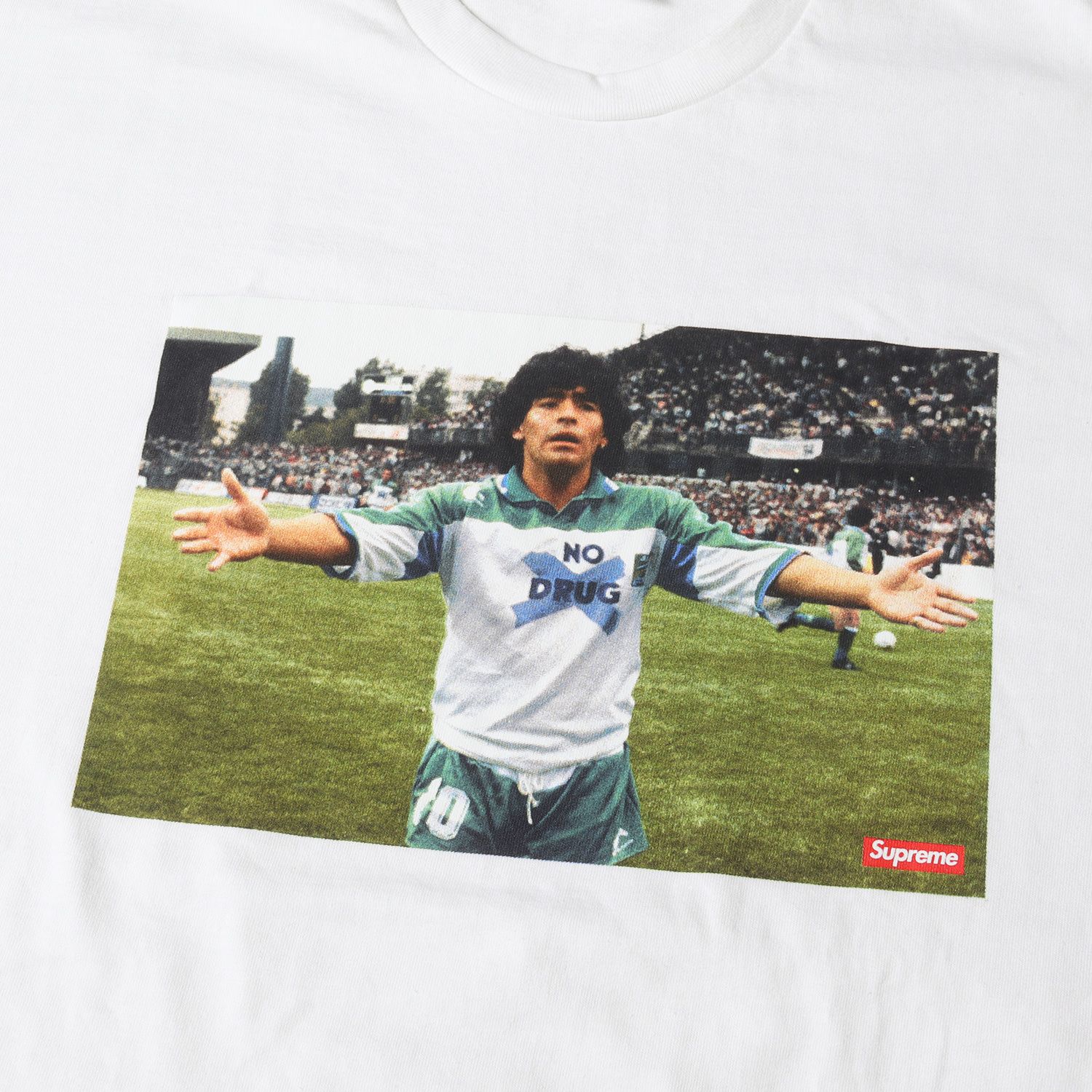 L 白 Supreme Maradona Tee シュプリーム マラドーナ（Maradona