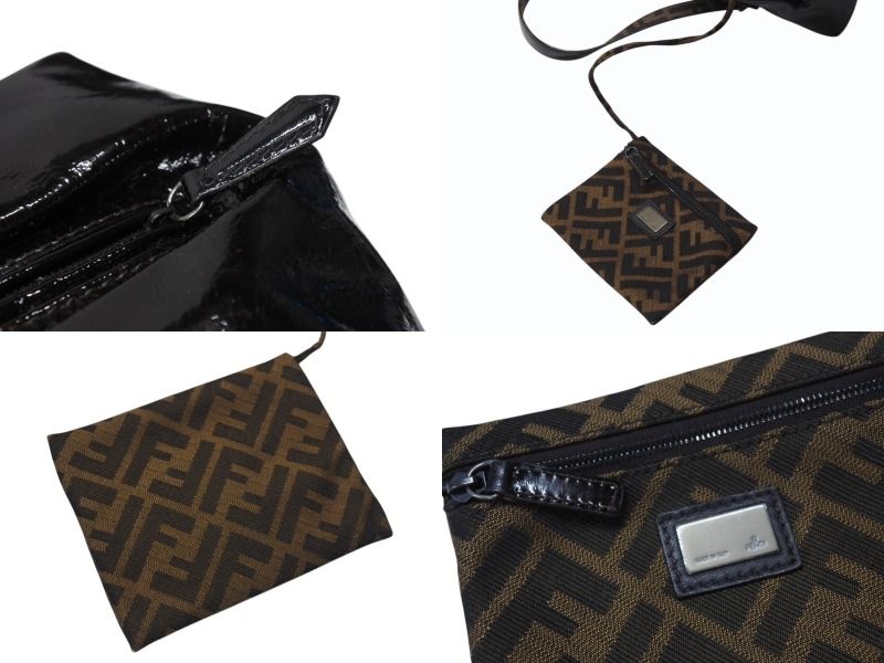 FENDI フェンディ ズッカ柄 ハンドバッグ AO64176 キャンバス