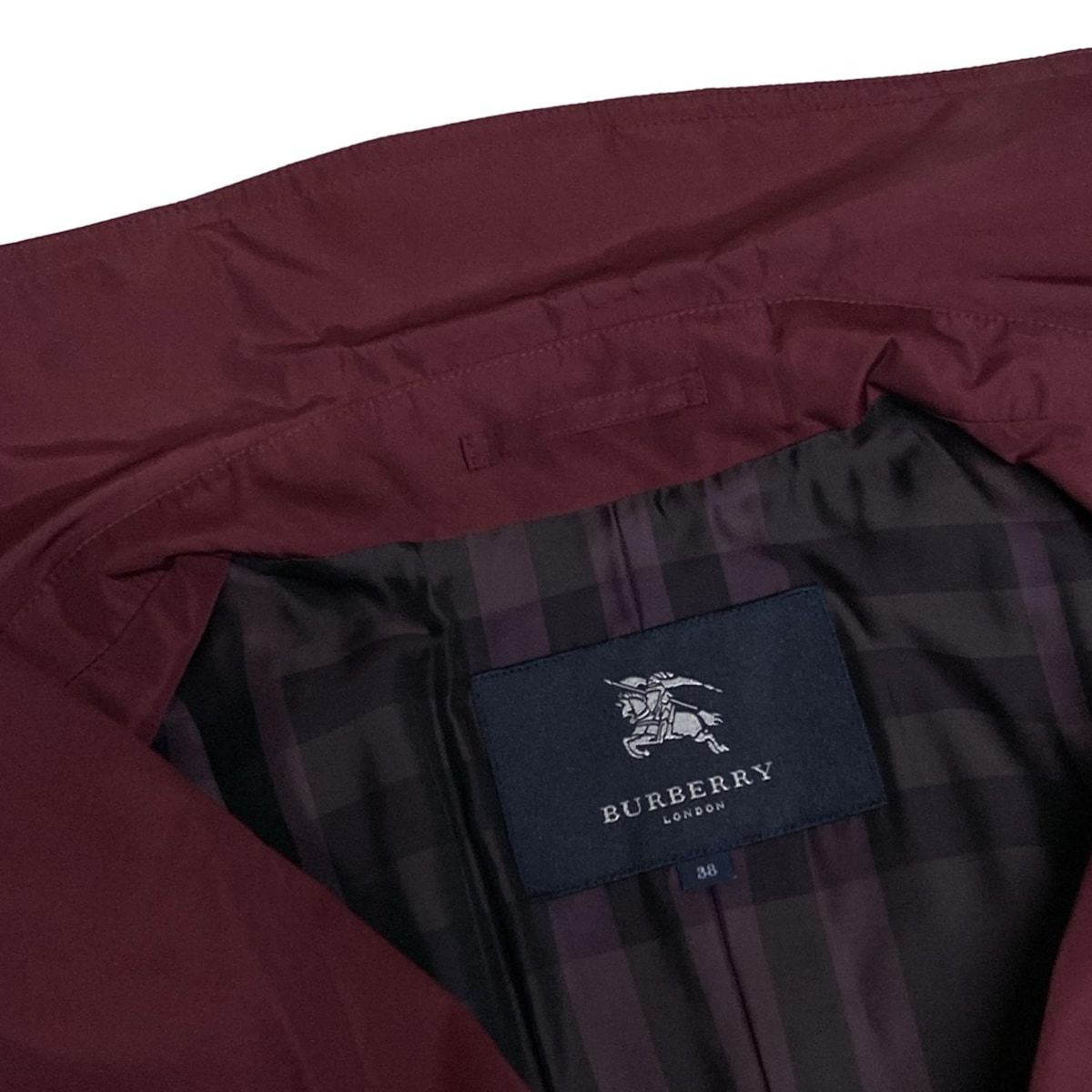 【激安セール】 Burberry LONDON バーバリーロンドン コート サイズ38 L レディース - ボルドー 長袖|ベルト付き|春|秋 人気アイテムが再入荷！