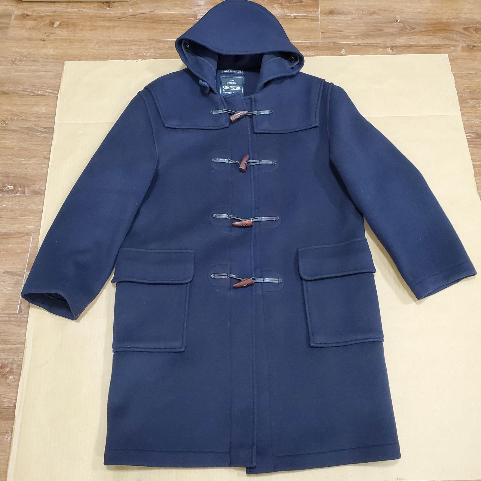 【Gloverall】ダッフルコート ネイビー（L相当） ZZZ】GLOVER ALL グローバーオール ダッフルコート ネイビー