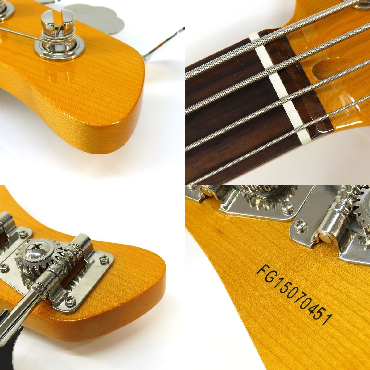 FERNANDESフェルナンデスジャズベースRJB-380  White FERNANDES RJB-380 Snow White 4弦 エレキベース(フェルナンデス
