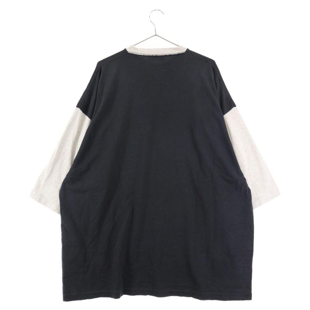 n*n様 22ss balenciaga unity 3/4 sleeve ts balenciaga 22ss unity 3/4 sleeve t shirt