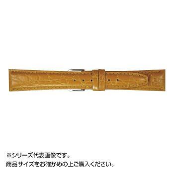 MIMOSA(ミモザ) 時計バンド RA型押ワニ 20mm ゴールド (美錠:銀) CRA-K20