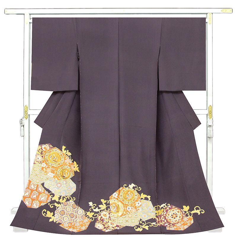 店舗改装・在庫一掃売り尽くし！【仕立無料】京友禅工芸手描、本金彩加工 