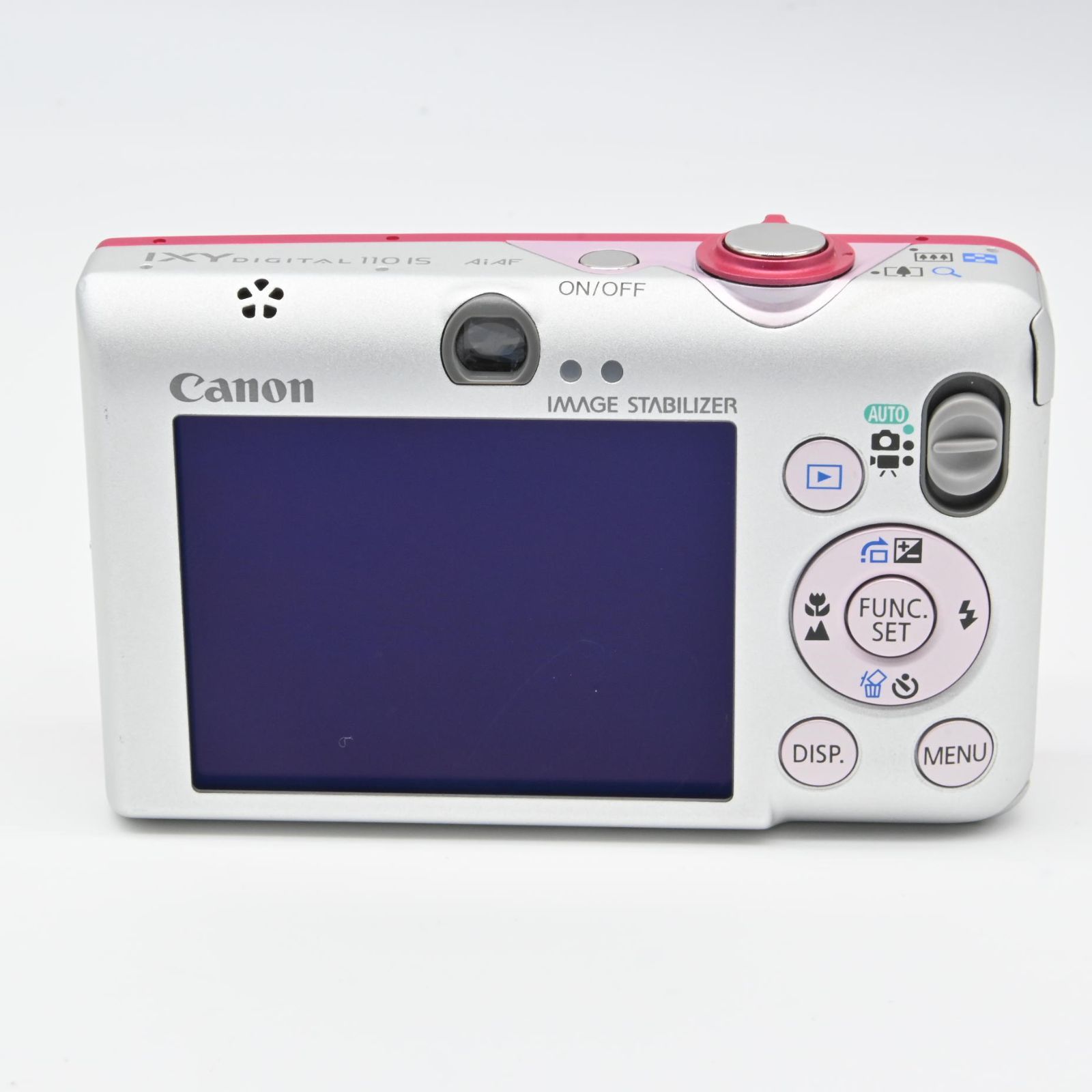 824 Canon IXY デジカメ 110IS レッド