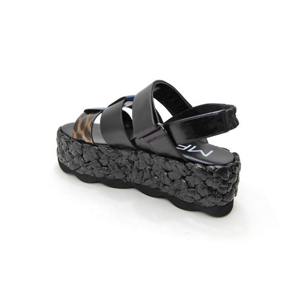 マナ ジュートサンダル ブラック 厚底 36 新品未使用