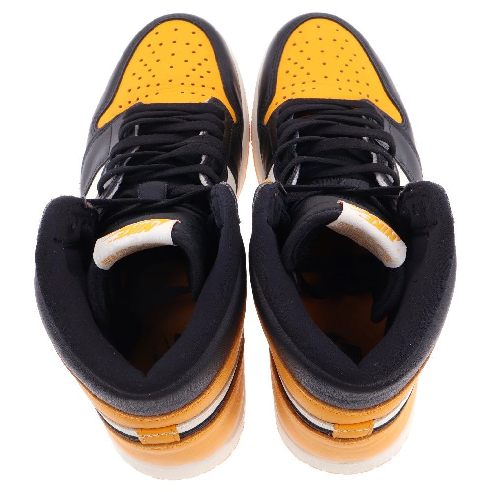 【美品】ナイキエアジョーダン1レトロハイ OGタクシー555088-711 楽天市場】NIKE AIR JORDAN 1 RETRO HIGH OG TAXI/BLACK-SAIL 555088