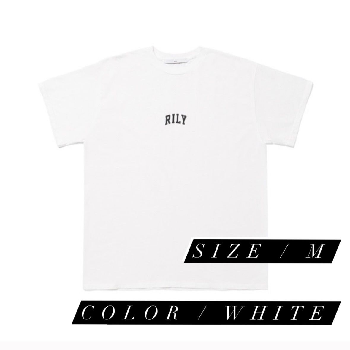 今市隆二 RILY Logo Tee SS（Mサイズ White） Amazon.co.jp: 今市隆二 RILY Logo Tシャツ 白 Mサイズ : おもちゃ