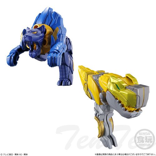 テガソード ミニプラ 全塗装 オリジナルカラーレオンバスター