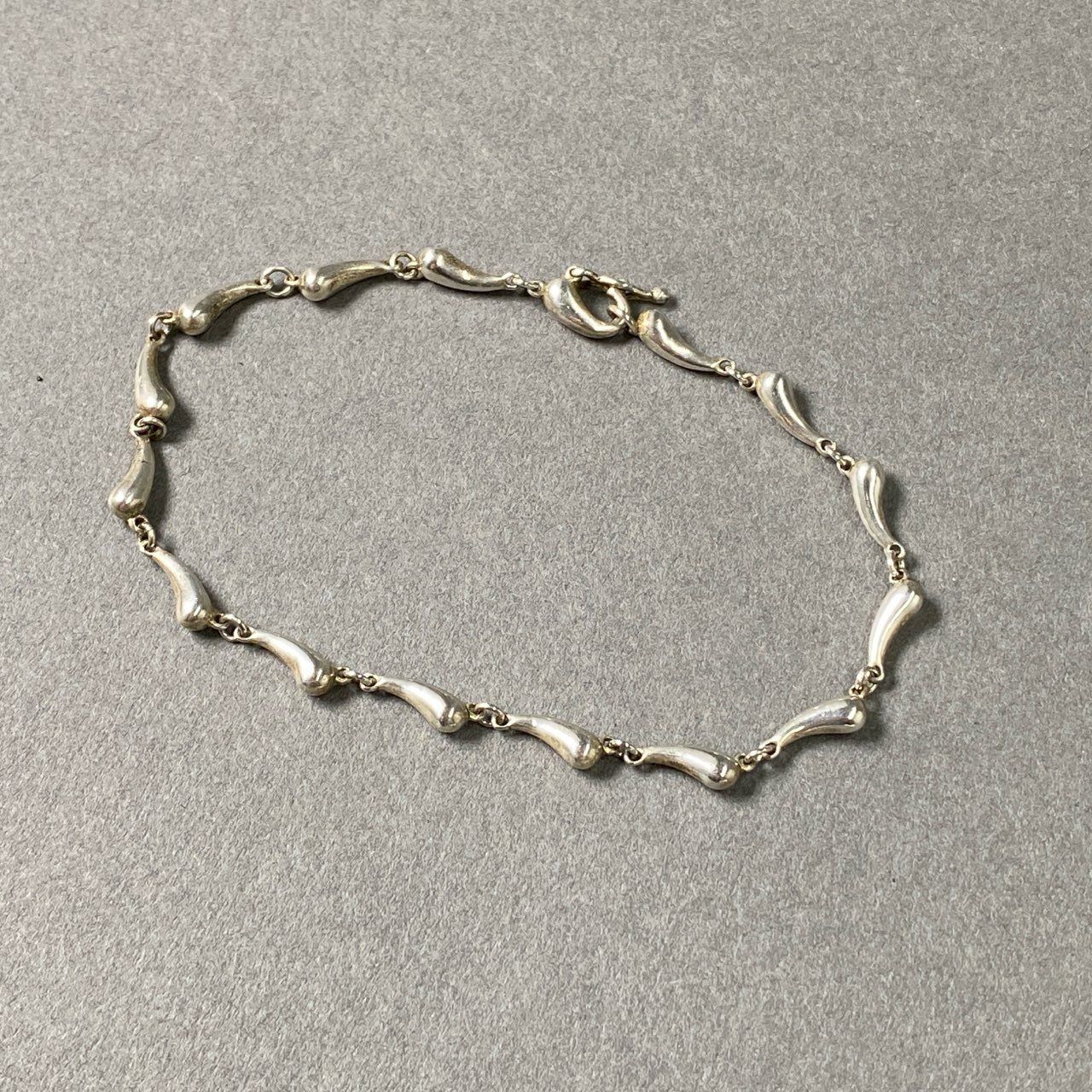 ティファニーティアドロップリンクブレスレット925