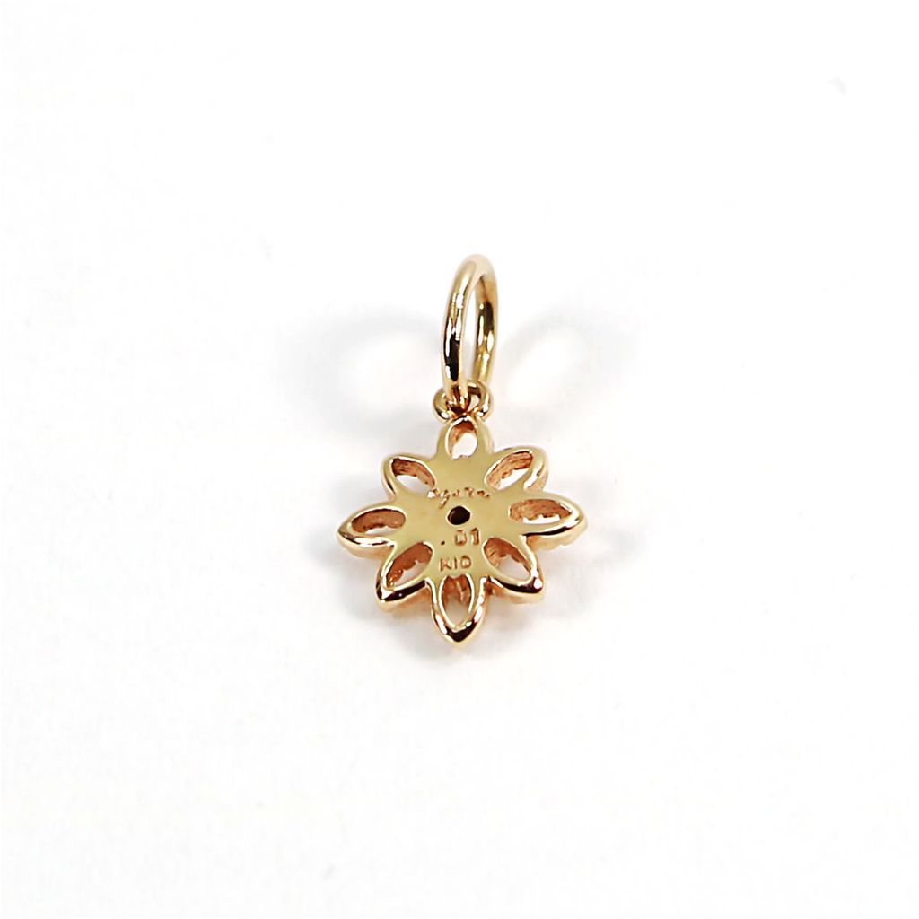 ペンダントトップ agete／アガット K10 ダイヤモンド 0.01ct