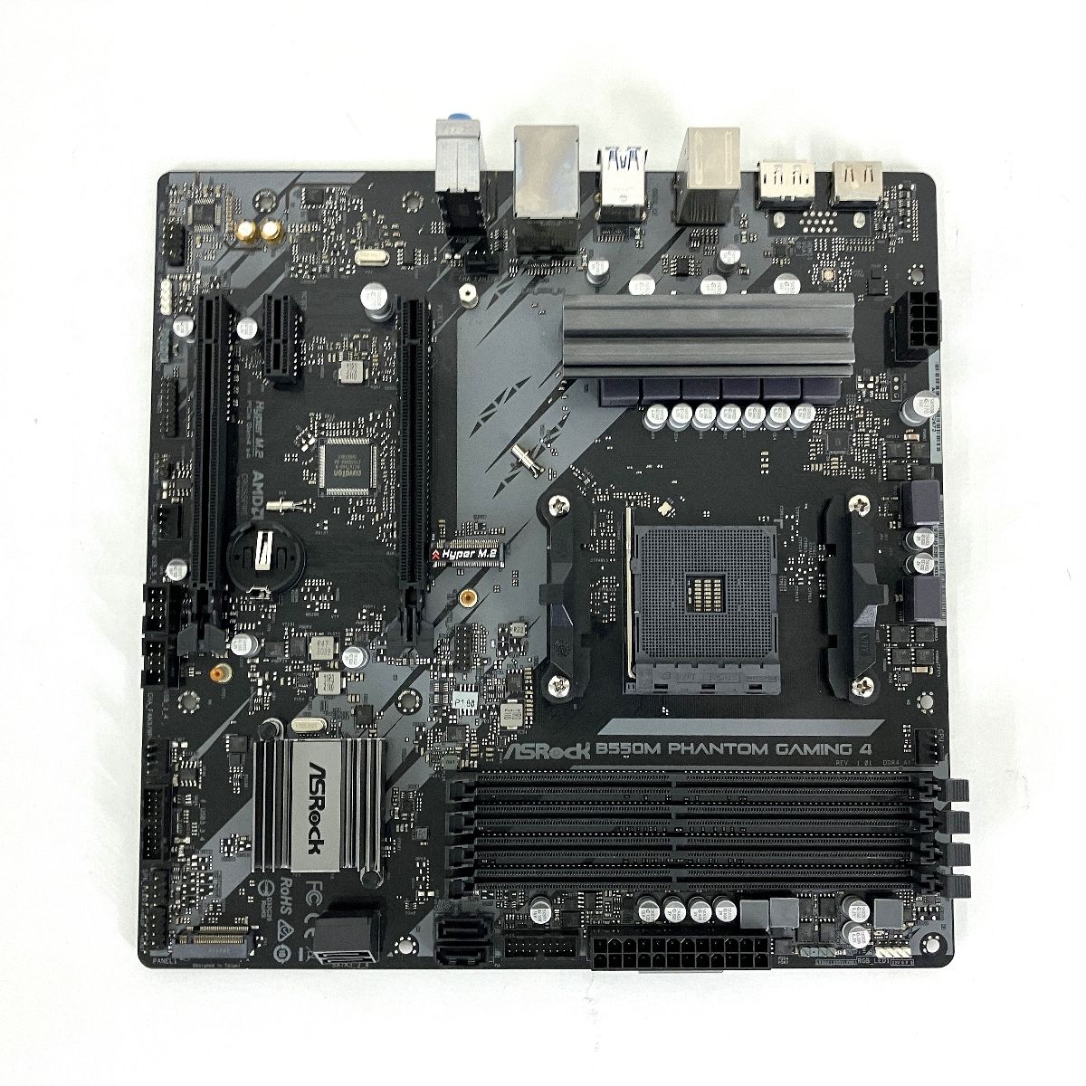 ASRock B550M PHANTOM GAMING 4 マザーボード PCパーツ ジャンク Y10037863
